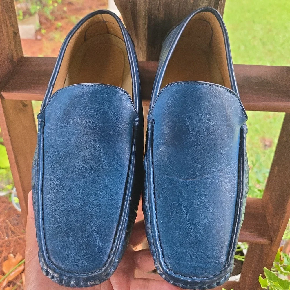 AC Casuals Turquoise Vegan Driving Loafer Size 13